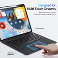 iPad Air 13 2026/2025/2024 Dux Ducis DK Bluetooth-tastaturveske - svart