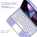 iPad Air 13 2026/2025/2024/iPad Pro 12.9 2022/2021/2020/2018 Bluetooth-tastaturveske - Lilla