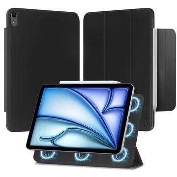 iPad Air 11 2024/2025/Air 2020/2022 Tech-Protect SmartCase magnetisk trefoldig folio-etui - svart