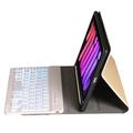 iPad Mini 2021/2024 Bluetooth-tastaturveske - Gull