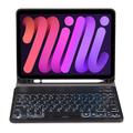 iPad Mini 2021/2024 Bluetooth-tastaturveske - Mørkeblå