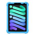 iPad Mini 2021/2024 silikonetui med støtte - blå