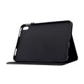 iPad Mini (2026) Butterfly Smart Folio-etui med kortlommer - svart
