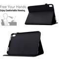 iPad Mini (2026) Butterfly Smart Folio-etui med kortlommer - svart