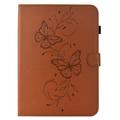 iPad Mini (2026) Butterfly Smart Folio-etui med kortlommer - brun