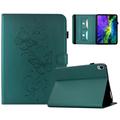 iPad Mini (2026) Butterfly Smart Folio-etui med kortlommer - grønn