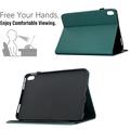 iPad Mini (2026) Butterfly Smart Folio-etui med kortlommer - grønn