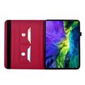 iPad Mini (2026) Butterfly Smart Folio-etui med kortlommer - Sterk rosa