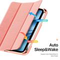 iPad Mini (2026) Dux Ducis Domo Tri-Fold Smart Folio-etui - Rosa