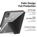 iPad Mini (2026) Dux Ducis Magi avtakbart 2-i-1 folio-etui - svart