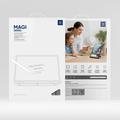 iPad Mini (2026) Dux Ducis Magi avtakbart 2-i-1 folio-etui - Grå
