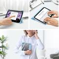 iPad Mini (2026) Dux Ducis Toby Tri-Fold Smart Folio-etui - Baby Blå