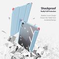 iPad Mini (2026) Dux Ducis Toby Tri-Fold Smart Folio-etui - Baby Blå