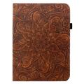 iPad Mini (2026) Mandala 360 roterende folioetui - brun