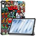 iPad Mini (2026) Tri-Fold Series Smart Folio-etui - Graffiti