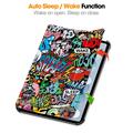 iPad Mini (2026) Tri-Fold Series Smart Folio-etui - Graffiti
