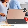 iPad Mini (2026) Tri-Fold Series Smart Folio-etui - rosa gull