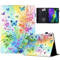 iPad Mini (2026) Wonder Smart Folio-etui med kortlommer - Sommerfugler