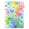 iPad Mini (2026) Wonder Smart Folio-etui med kortlommer - Sommerfugler