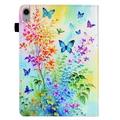 iPad Mini (2026) Wonder Smart Folio-etui med kortlommer - Sommerfugler