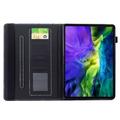 iPad Mini (2026) Wonder Smart Folio-etui med kortlommer - Sommerfugl