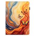 iPad Mini (2026) Wonder Smart Folio-etui med kortlommer - Sommerfugl
