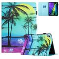 iPad Mini (2026) Wonder Smart Folio-etui med kortlommer - Kokospalme