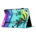 iPad Mini (2026) Wonder Smart Folio-etui med kortlommer - Kokospalme