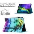 iPad Mini (2026) Wonder Smart Folio-etui med kortlommer - Kokospalme