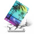 iPad Mini (2026) Wonder Smart Folio-etui med kortlommer - Kokospalme