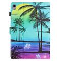 iPad Mini (2026) Wonder Smart Folio-etui med kortlommer - Kokospalme