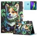 iPad Mini (2026) Wonder Smart Folio-etui med kortlommer - Corgi