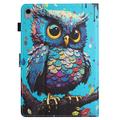 iPad Mini (2026) Wonder Smart Folio-etui med kortlommer - Ugle
