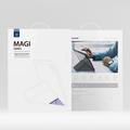 iPad Pro 11 2022/2021/2020 Dux Ducis Magi avtakbart 2-i-1-folioetui - Lilla