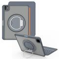 iPad Pro 11 2024/2025 TU3607P Bakgrunnsbelyst magnetisk tastaturetui med 360-graders roterende stativ