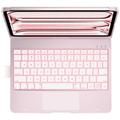iPad Pro 11 2024/2025 Typecase Flexbook Touch Tastaturdeksel - amerikansk layout - Lyserosa