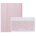 iPad Pro 11 2024/2025 Etui med Bluetooth-tastatur - Rosa