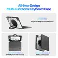 iPad Pro 11 2024/2025 Dux Ducis VK Hybrid-etui med Bluetooth-tastatur - Svart