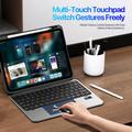 iPad Pro 11 2024/2025 Dux Ducis VK Hybrid-etui med Bluetooth-tastatur - Svart