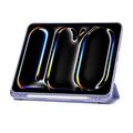 iPad Pro 11 2024/2025 Tech-Protect SmartCase Pen Tri-Fold Folio-deksel - Violet