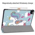 iPad Pro 11 2024/2025 Tri-Fold Series Smart Folio-etui - Enhjørning