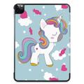 iPad Pro 11 2024/2025 Tri-Fold Series Smart Folio-etui - Enhjørning