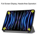iPad Pro 11 2024/2025 Tri-Fold Series Smart Folio-etui - Grå