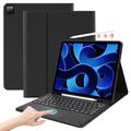 iPad Pro 12.9 2018/2020/2021/2022 Etui med Bluetooth-tastatur (Åpen Emballasje - Bulk Tilfredsstillende) - Svart