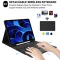 iPad Pro 12.9 2018/2020/2021/2022 Etui med Bluetooth-tastatur - Svart