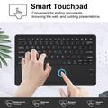 iPad Pro 12.9 2018/2020/2021/2022 Etui med Bluetooth-tastatur - Svart
