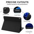 iPad Pro 12.9 2018/2020/2021/2022 Etui med Bluetooth-tastatur - Svart