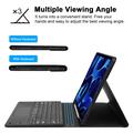 iPad Pro 12.9 2018/2020/2021/2022 Etui med Bluetooth-tastatur - Svart