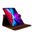 iPad Pro 12.9 2018/2020/2021/2022 360 Roterende Folio-etui - Brun