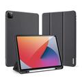 iPad Pro 12.9 2020/2021/2022 Dux Ducis Domo Tri-Fold Smart Folio-etui - Svart